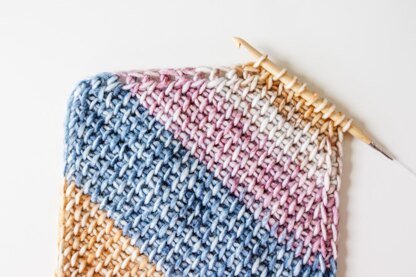 Tunisian Holiday Sampler Blanket