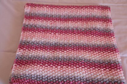 Pixie Stripe Bulky Baby Blanket.