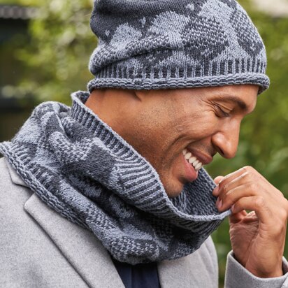 Shoal Cowl in Rowan Denim Revive - ZB296-00011-FR - Downloadable PDF