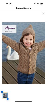 Zest Aran Cardigan for Alex #5