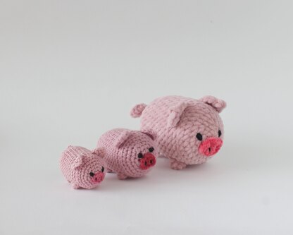 Hurka, the cylinder piglet crochet pattern