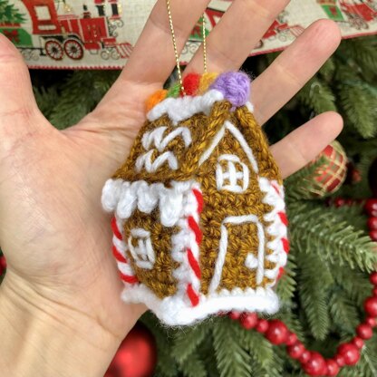 Gingerbread house ornament