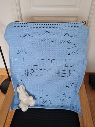 Little Brother Filet Blanket