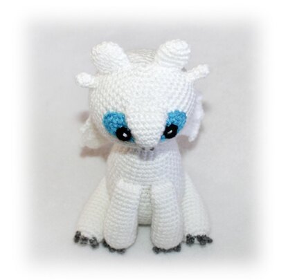 Light Fury Dragon Crochet Pattern