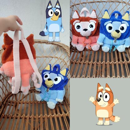 Bluey, Accessories, Bingo Plush Backpack Bluey