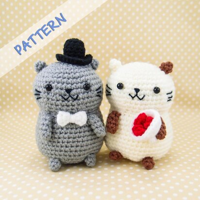 Cat Couple Amigurumi