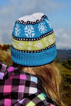 Snowflake Striped Hat