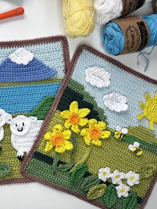 Spring Landscapes Picture Set