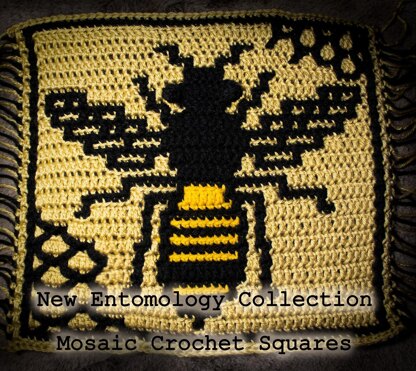 Entomology Collection Mosaic Square - Honey Bee