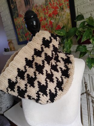 Luxe Houndstooth Cowl