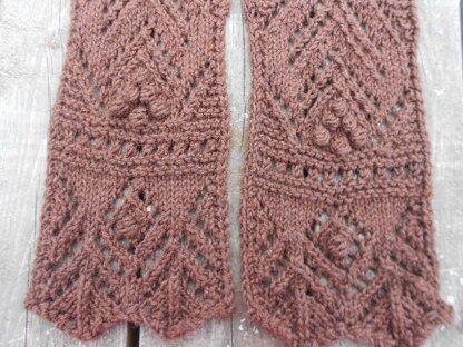 Chocolate Lace Scarf