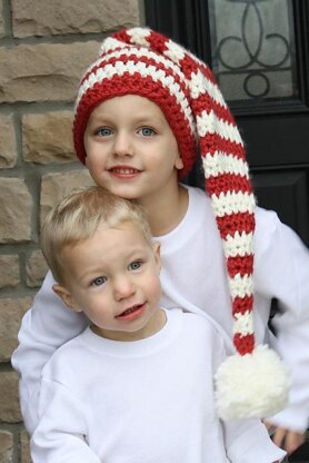 Bulky Weight Crocheted Holiday Stocking Cap