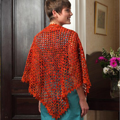 599 Cordoba Shawl - Crochet Pattern for Women in Valley Yarns Franklin Hand-Dyed