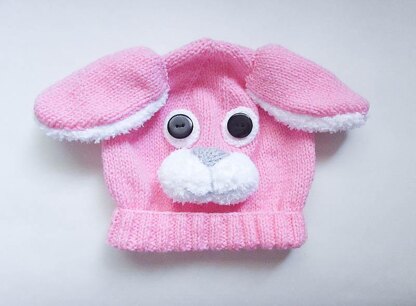 Bunny Rabbit Animal Baby Beanie