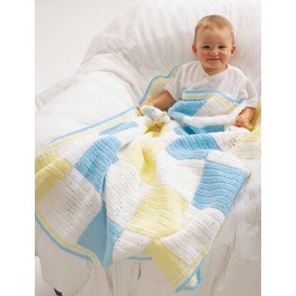 Twinkle Little Star Blanket in Bernat Baby Coordinates Solids