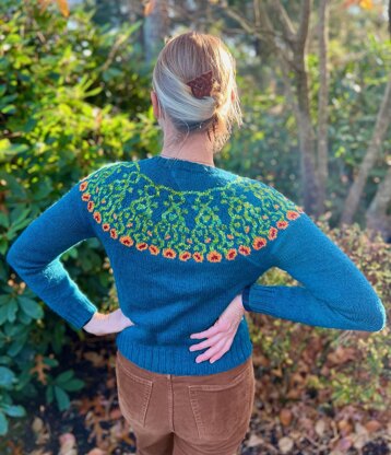 Isabella's Nasturtiums Pullover