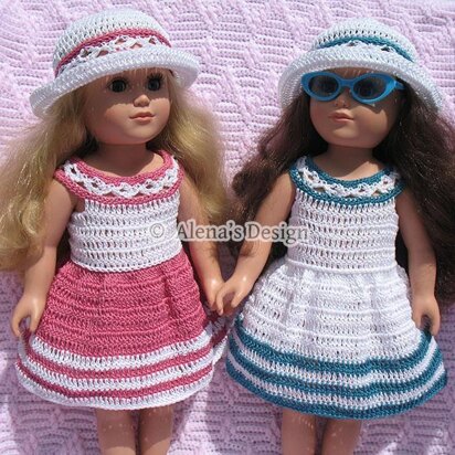 Doll Summer Dress Set