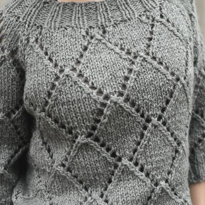 Diamond chunky pullover