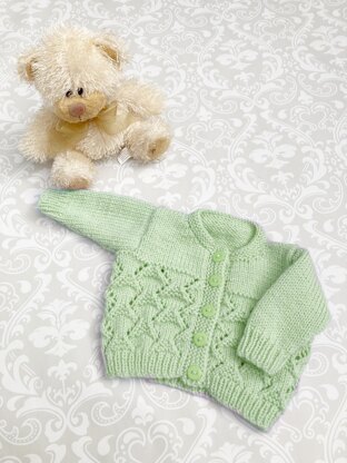 Baby Cardigan Knitting Pattern # 632