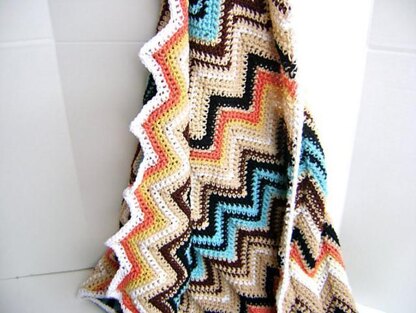 Missoni Inspired Baby Blanket