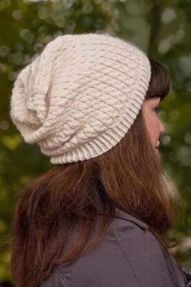 Cabled Crown Hat