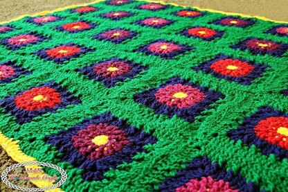 Granny's Flower Garden Blanket