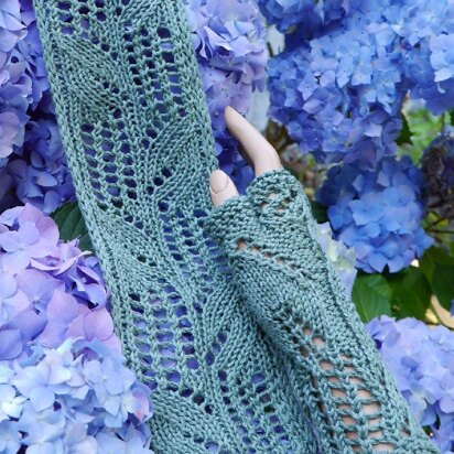 Beanstalk Scarf and Mitts
