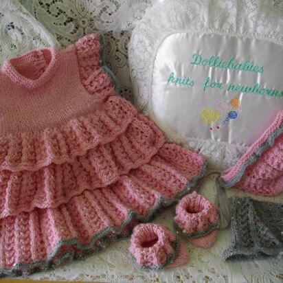 34. Prem-0/3 Months Rara Dress Set