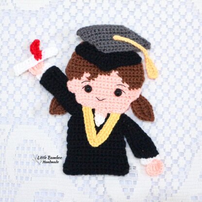 Graduation Boy and Girl Applique