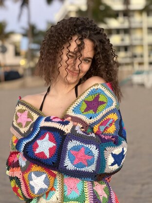 Star Cardigan Crochet pattern by Tania Skalozub