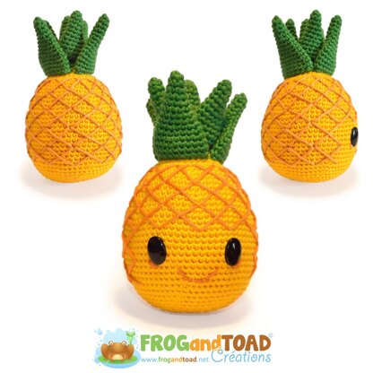 Pineapple Party Fruit Food - Amigurumi Crochet - FROGandTOAD Créations