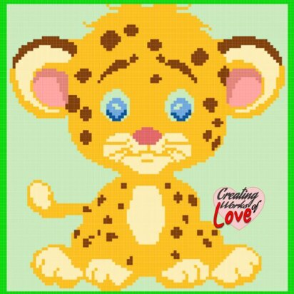 Baby Cheetah Stitch Graphgan