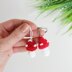 Crochet MushroomPattern: Christmas Ornaments & Keychain