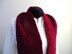 Textured Wine Wool Scarf