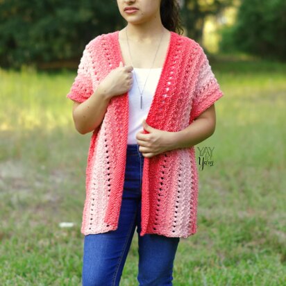 Coral Cardigan