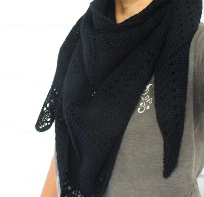 Dark Horse Shawl