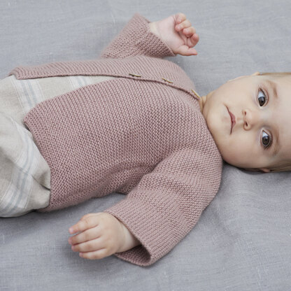 Carina Jacket & Bootees - Knitting Pattern for Babies in Debbie Bliss Luna