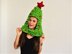 Crochet Christmas tree hat