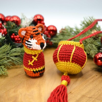 Lunar New Year Lantern Tiger
