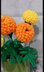 Crochet Marigold flowers