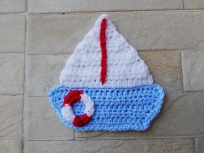 Crochet sea boat pattern