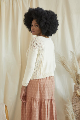 Women's Jumper Brezza in Universal Yarn Wool Pop - Downloadable PDF