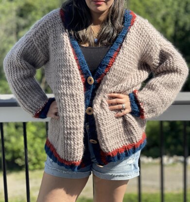 Fall Spice Nutmeg Cinnamon Cardigan