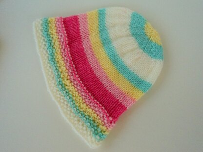 Preemie/Newborn Sun Hat Knit Set