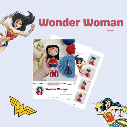 Wonder Woman Amigurumi Pattern