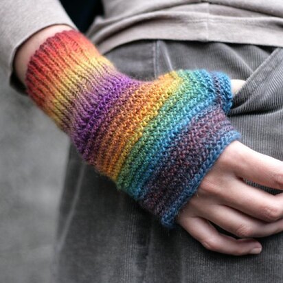 Rimpled Mitts - knitting pattern