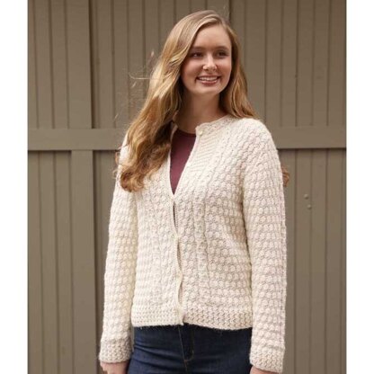 Plymouth Yarn 3442 Ladies Cardigan PDF