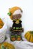 Knitting Toy Clothes Pattern - Baby Pumpkin for 25cm/10'' toys