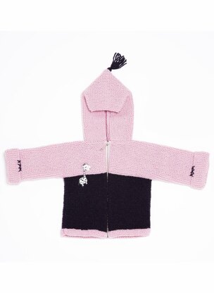 Babies Hooded Cardigan in Bergere de France Sport - 60508-471 - Downloadable PDF