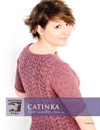 Catinka Laced Sweater in Juniper Moon Farm Sabine - Downloadable PDF